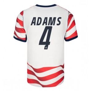 Förenta stater Tyler Adams #4 Hemmatröja VM 2026 Kortärmad